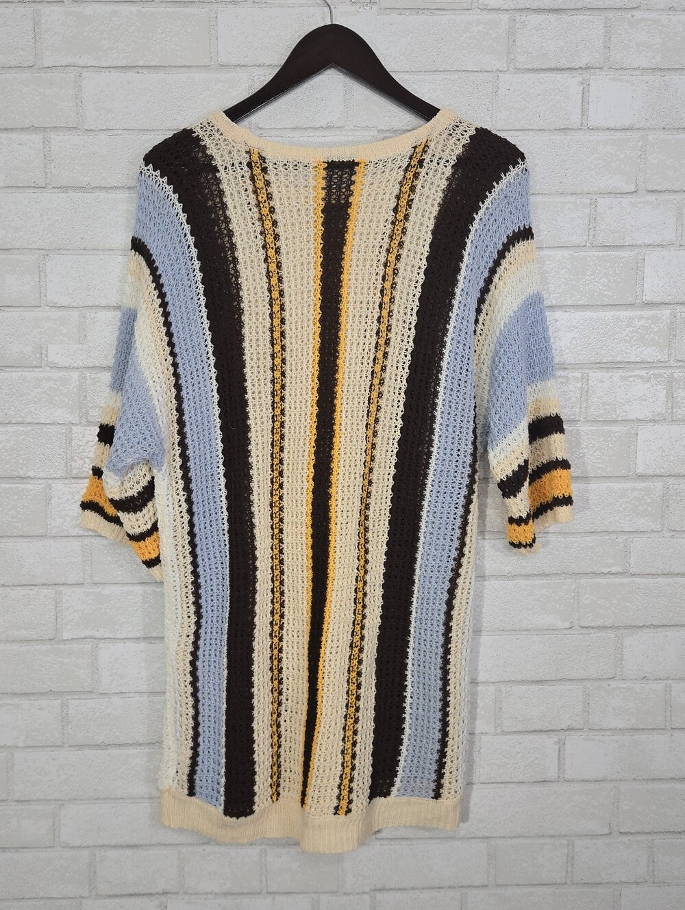 Short sleeve colorful sweater - Picture 8 of 11